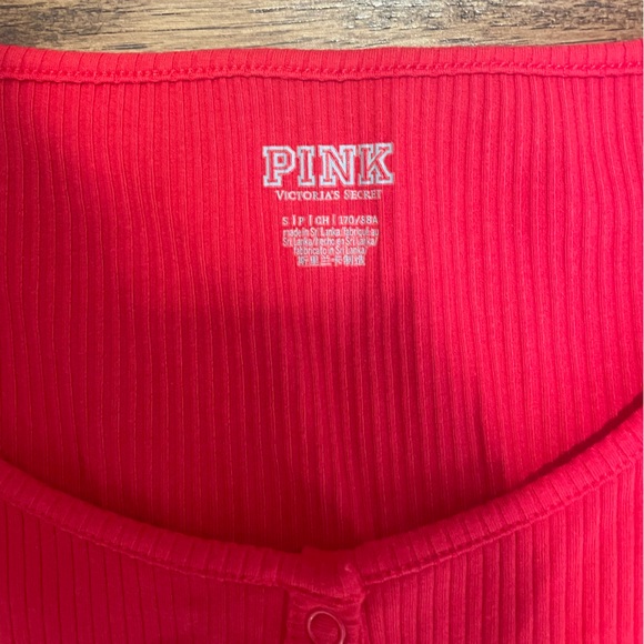 NWOT Victoria’s Secret PINK Ribbed Long Sleeve Bodysuit - Picture 5 of 5